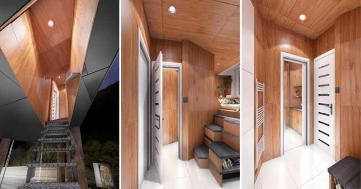 Las vallas publicitarias de carretera se convierten en casas con este proyecto en Eslovaquia (fotos)