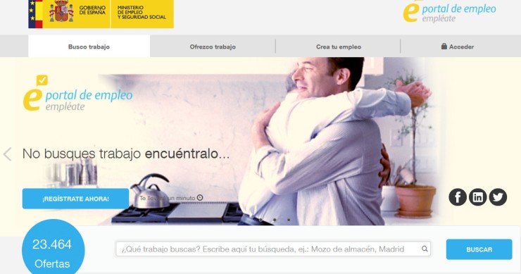 ‘empléate’, un nuevo portal público con más de 85.000 vacantes