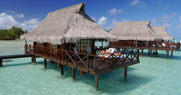 Hoteles con encanto: una laguna azul privada en el corazón de la Polinesia