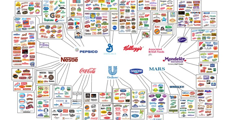 Éstas son las 10 empresas que controlan tu alimentación