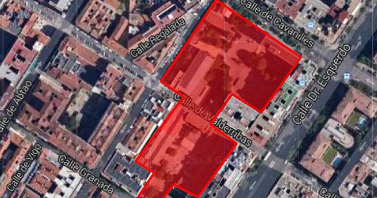 plano de las cocherasde metro madrid en pacífico