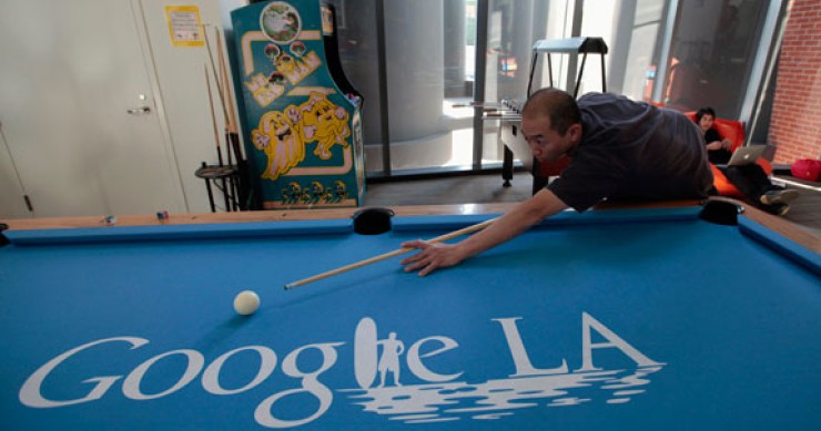 Billares, cápsulas para la siesta y mascotas, así motiva Google a sus trabajadores (fotos)