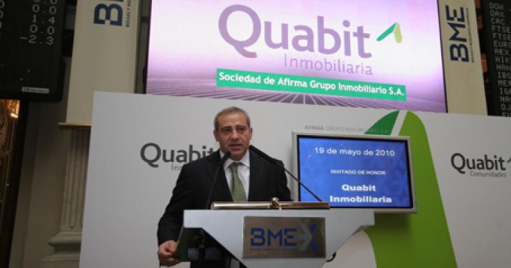 el presidente de Quabit, Félix Abanades el presidente de Quabit, Félix Abanades