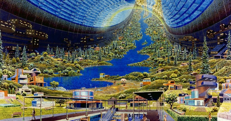 Así serán las ciudades espaciales, según la NASA (fotos)