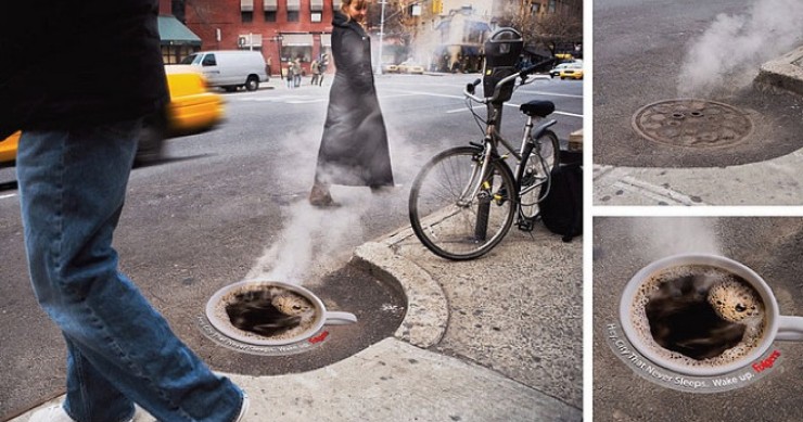 Cuando la ciudad y sus edificios son el mejor soporte publicitario (fotos)