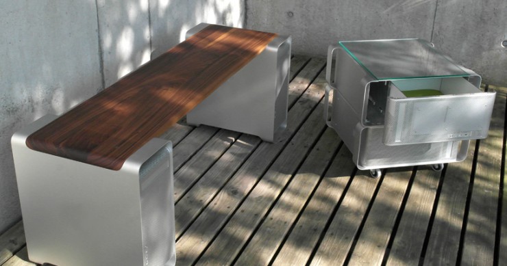 Ideas de decoración: ordenadores clásicos reciclados en muebles de diseño (fotos) 