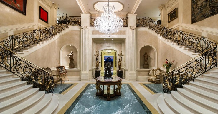 12 habitaciones, 23 baños, viñedos y spa: la casa más cara de EEUU sale a la venta por 157 millones de euros (fotos)