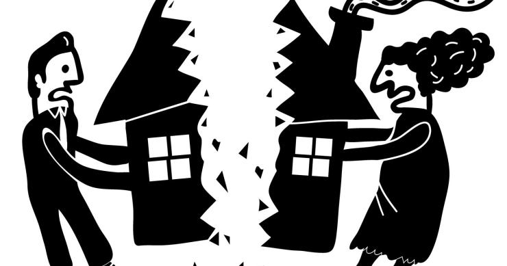 Fingir un divorcio o una separación para evitar perder la casa