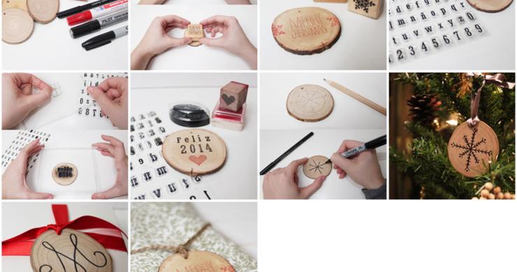 'Do it yourself’ 08: decora la casa esta Navidad con rodajas de madera