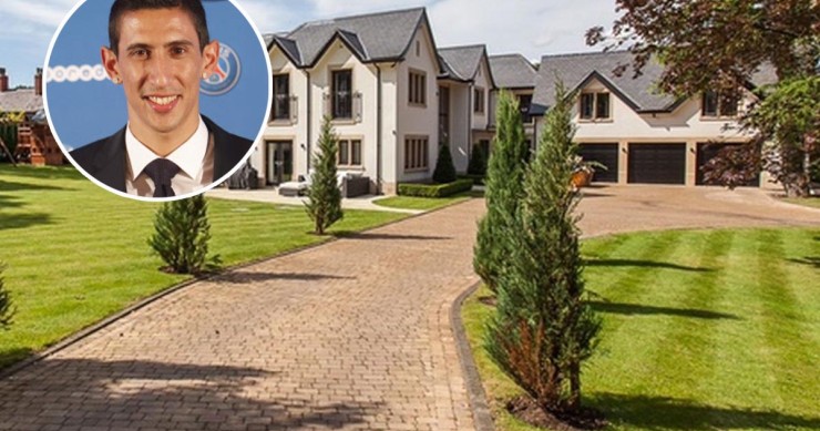 El futbolista Di María pone a la venta la mansión de Manchester donde intentaron robarle (fotos)