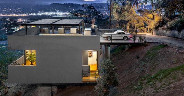 Casas de ensueño: una mansión del revés, con el garaje en el tejado y los dormitorios en el sótano
