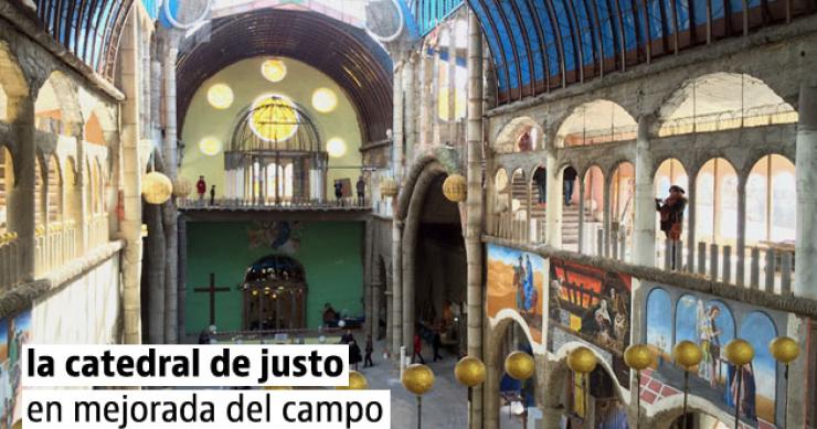 Increíbles imágenes de la única catedral del mundo construida por una sola persona 