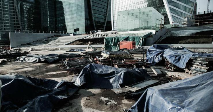 El distrito financiero que Moscú construyó para competir con Nueva York o Londres es hoy un barrio fantasma (fotos)