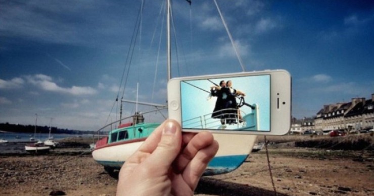 Curioso de la semana: fotogramas de películas míticas trasladados al mundo real