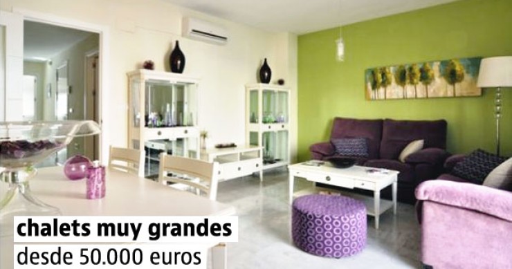 Chalets grandes y nuevos superbaratos en Andalucía