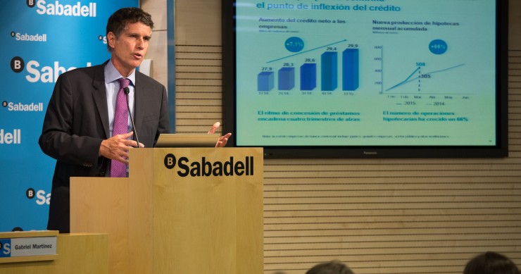 Jaume Guardiola, consejero delegado de Banco Sabadell