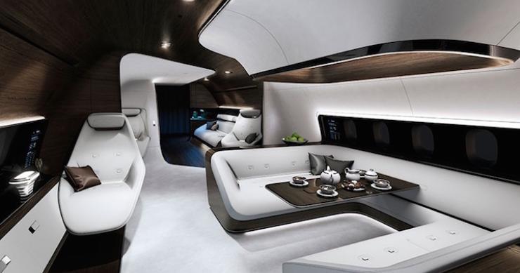 Así será por dentro el avión más lujoso del mundo