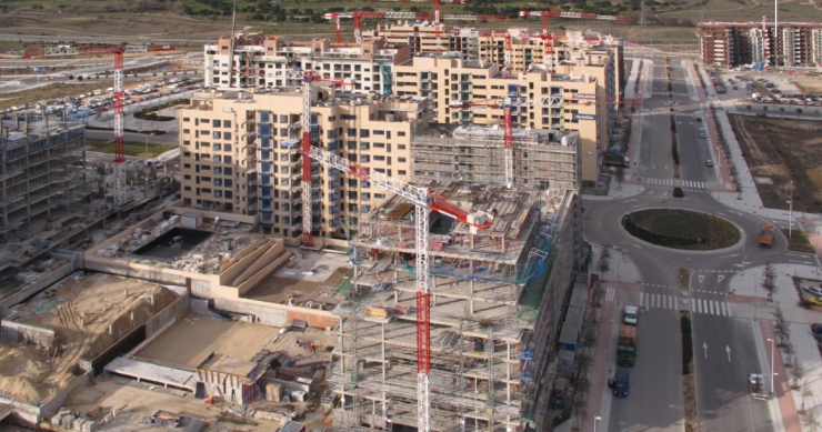 La construcción lidera la recuperación laboral: registra la mayor caída de parados y encabeza las altas de afiliados