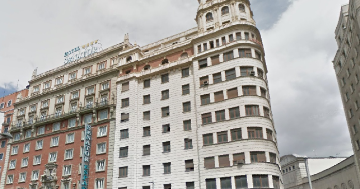 Edificio en Gran Vía 68. Google Maps