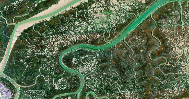 Nueve impresionantes paisajes a vista de satélite