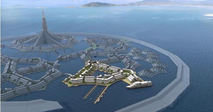 Una ciudad flotante para huir de los políticos corruptos 