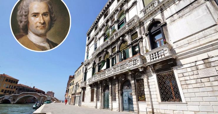 La espectacular casa veneciana del filósofo Jean-Jacques Rousseau, inspirador de la Revolución francesa, a la venta en idealista