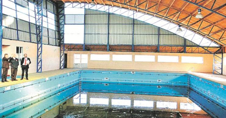Piscina abandonada en Chile