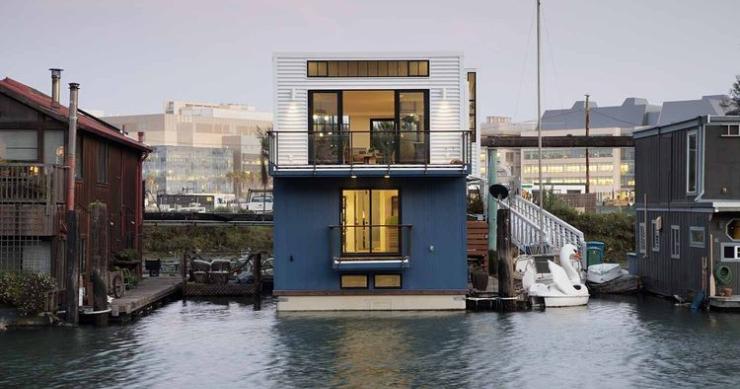 La casa flotante en San Francisco