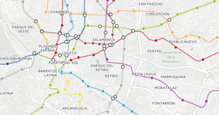 Si no quieres sufrir atascos por las restricciones de tráfico en Madrid, compra o alquila cerca del metro