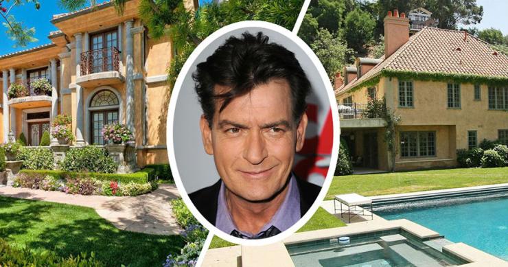 La casa del actor estadounidense Charlie Sheen 