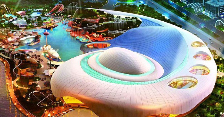 Un espectacular parque temático en China