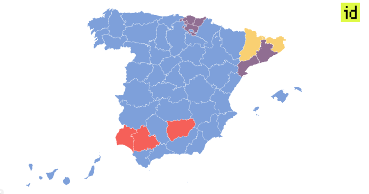 Origen y ocaso del bipartidismo (1977-2015): 38 años de elecciones en un solo mapa