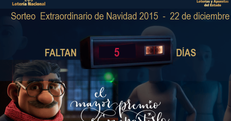 El anuncio de la lotería de Navidad 2015