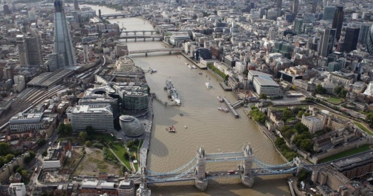 Londres desde el alto