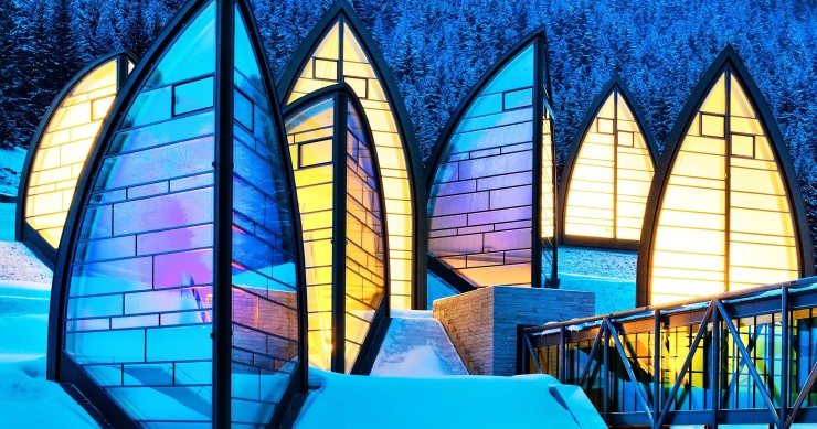 Colores de la fachada de un edificio