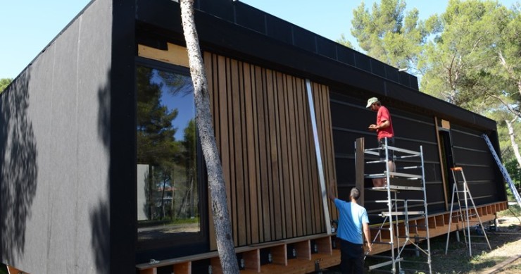 Construir una pequeña casa modular