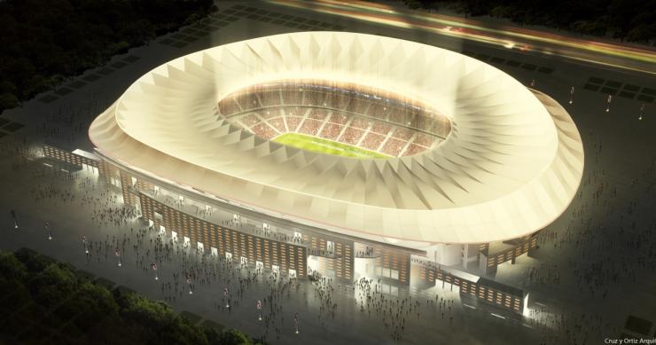Así será el nuevo estadio del Atlético de Madrid en la antigua Peineta