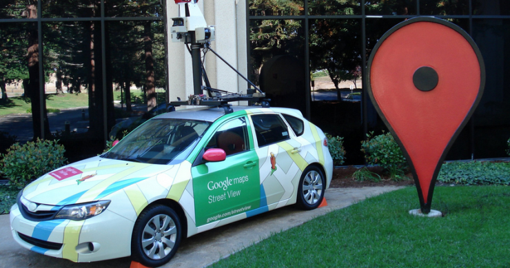 Coche de Google Street View