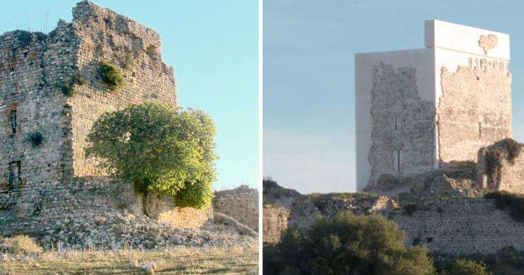 La polémica restauración del castillo de Matrera