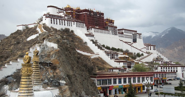 El edificio sagrado para los budistas tibetanos