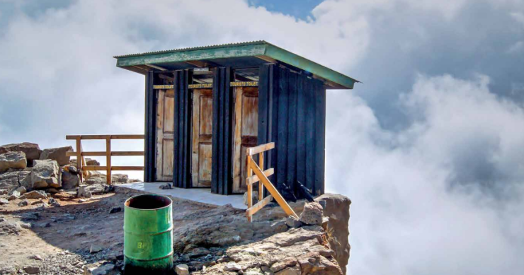 Los baños públicos más aislados del mundo