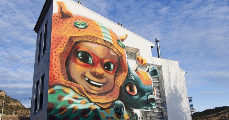 Fanzara, el pueblo en el que cada casa es una obra de arte