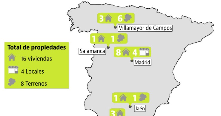 El imperio inmobiliario del presidente de Ausbanc, embargado: 7 millones entre casas, fincas y otros inmuebles