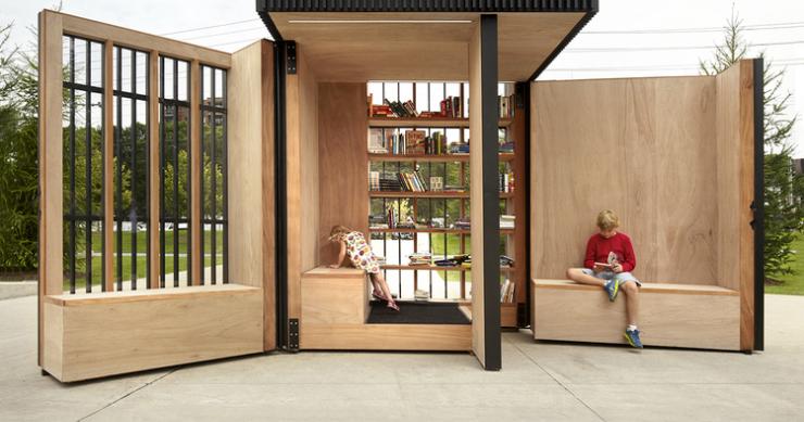Story Pod, una biblioteca urbana pensada para ciudades que nunca duermen