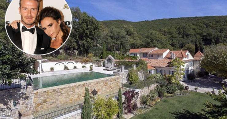 Los Beckham ponen a la venta su mansión en la Costa Azul… y perderán más de 4 millones de euros 