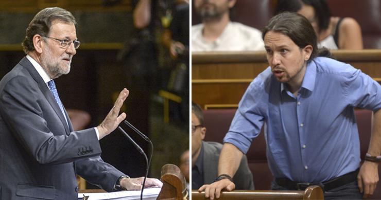 Los dardos inmobiliarios que se han tirado Rajoy y Pablo Iglesias durante el debate de investidura