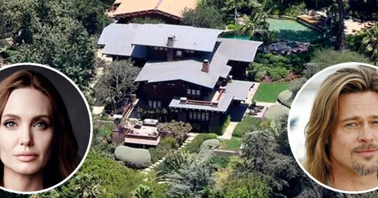 La mansión en las colinas de Hollywood de Brad Pitt y Angelina Jolie