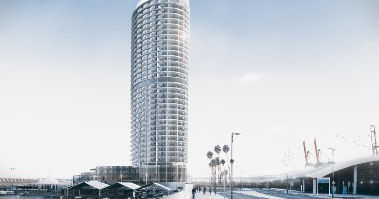 El nuevo ‘faro’ de Málaga será un hotel de lujo de 135 metros de altura