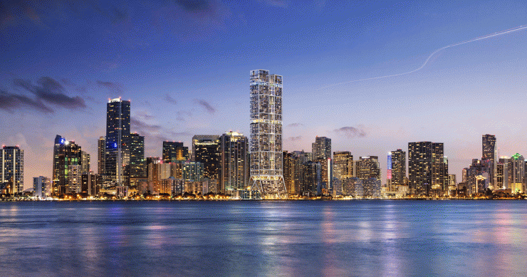Norman Foster construirá dos rascacielos residenciales en el corazón financiero de Miami 