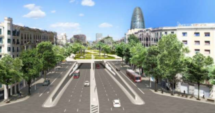 Barcelona pone en marcha la transformación verde y urbana para Glòries